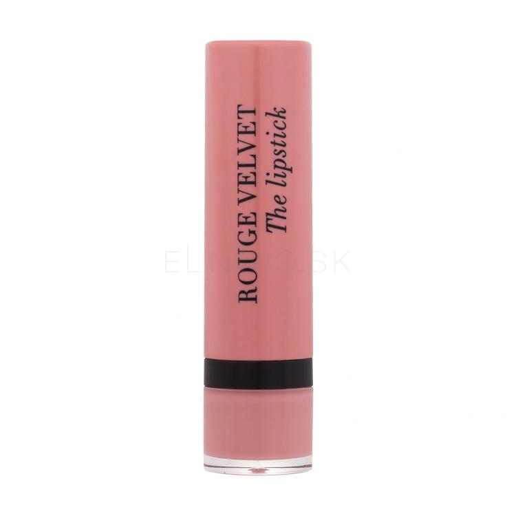 BOURJOIS Paris Rouge Velvet The Lipstick Rúž pre ženy 2,4 g Odtieň 47 Rose Brûlé