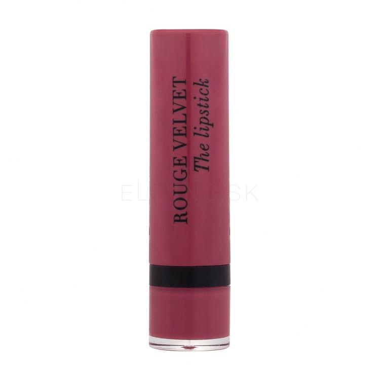 BOURJOIS Paris Rouge Velvet The Lipstick Rúž pre ženy 2,4 g Odtieň 54 Cherry D’Amour