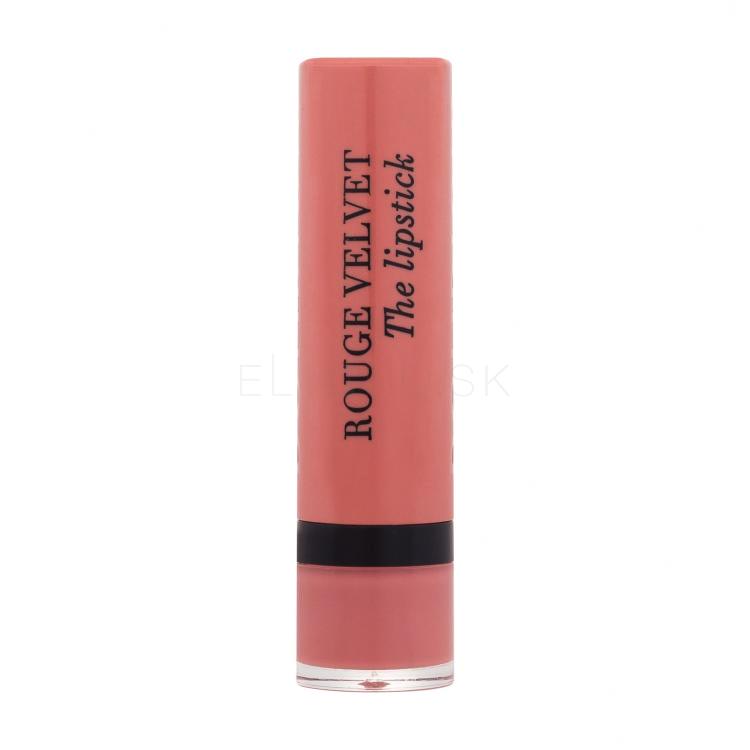 BOURJOIS Paris Rouge Velvet The Lipstick Rúž pre ženy 2,4 g Odtieň 49 Maca’Rose