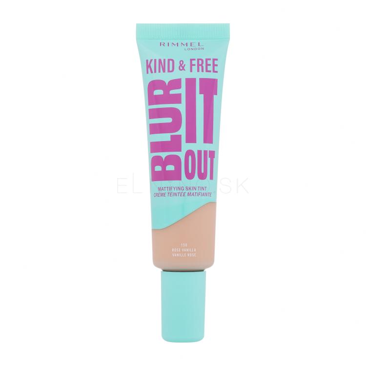Rimmel London Kind &amp; Free Blur It Out Mattifying Skin Tint Make-up pre ženy 30 ml Odtieň 150 Rose Vanilla