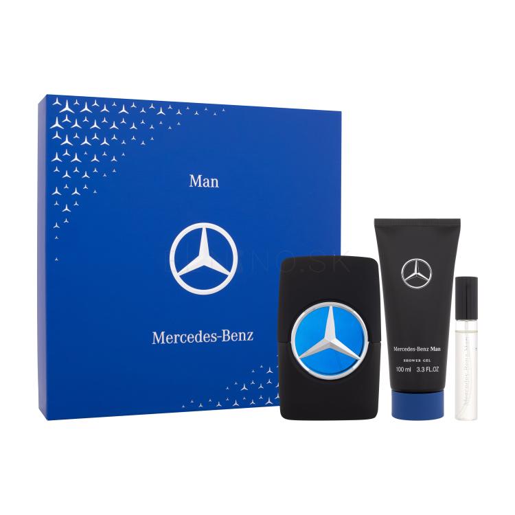 Mercedes-Benz Man Darčeková kazeta toaletná voda 100 ml + sprchovací gél 100 ml + toaletná voda 10 ml