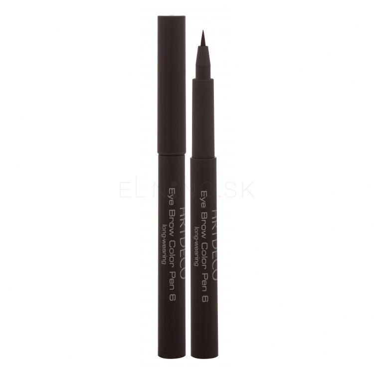 Artdeco Eye Brow Color Pen Ceruzka na obočie pre ženy 1,1 ml Odtieň 6 Medium Brown