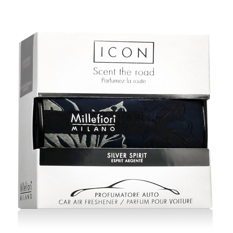 Millefiori Milano Icon Textile Silver Spirit Vôňa do auta 47 g