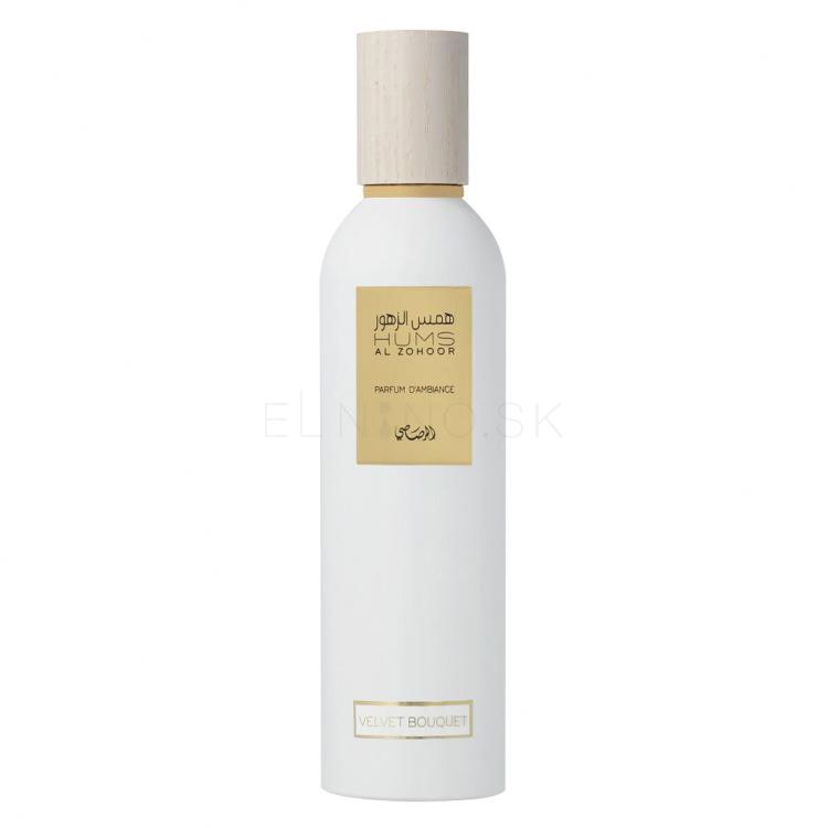 Rasasi Hums Al Zohoor Velvet Bouquet Bytový sprej a difuzér 250 ml