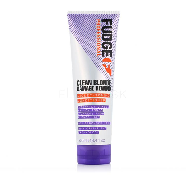 Fudge Professional Clean Blonde Damage Rewind Violet-Toning Conditioner Kondicionér 250 ml