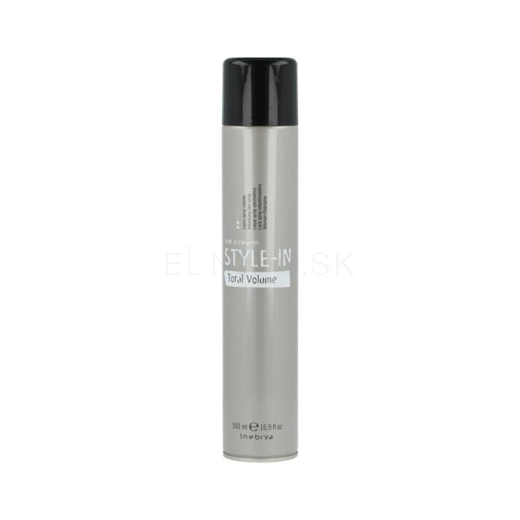Inebrya Style-In Ice Cream Total Volume Spray Lak na vlasy 500 ml