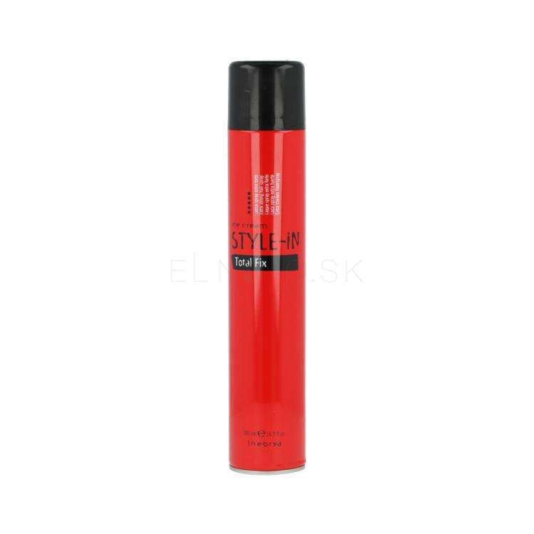 Inebrya Style-In Ice Cream Total Fix Hairspray Lak na vlasy 500 ml