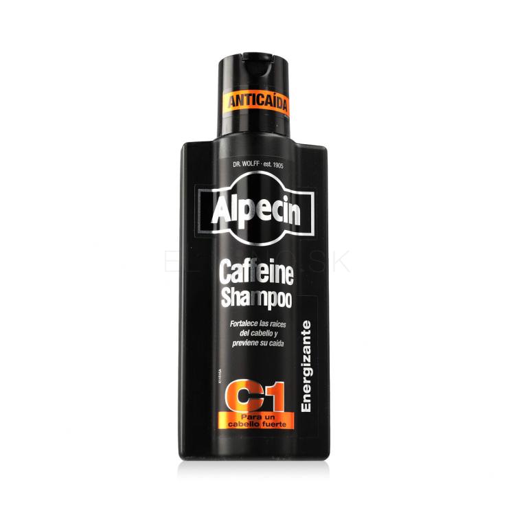 Alpecin Coffein Shampoo C1 Black Edition Šampón pre mužov 375 ml