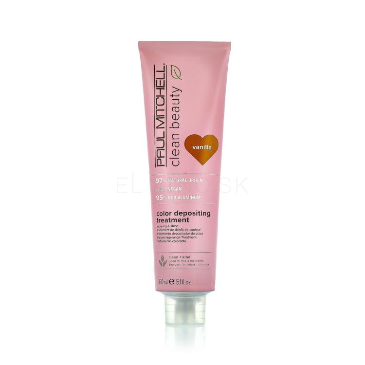 Paul Mitchell Clean Beauty Color Protect Color Depositing Treatment Maska na vlasy pre ženy 150 ml Odtieň Vanilla
