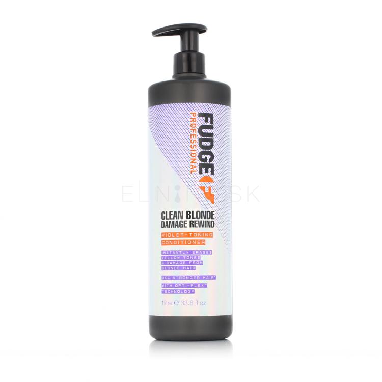 Fudge Professional Clean Blonde Damage Rewind Violet-Toning Conditioner Kondicionér 1000 ml