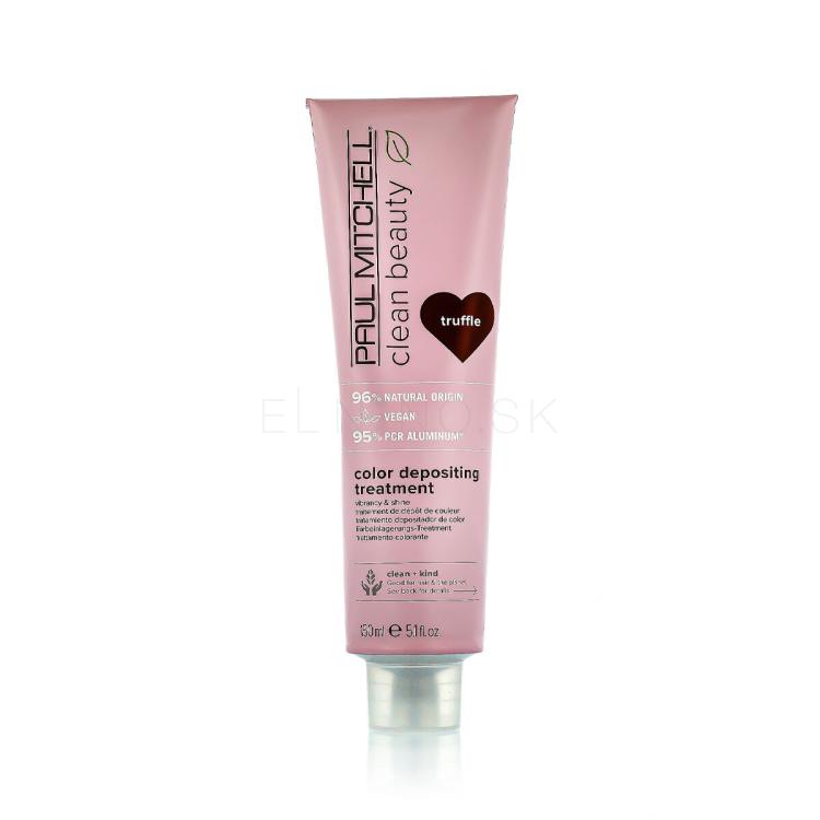 Paul Mitchell Clean Beauty Color Protect Color Depositing Treatment Maska na vlasy pre ženy 150 ml Odtieň Truffle