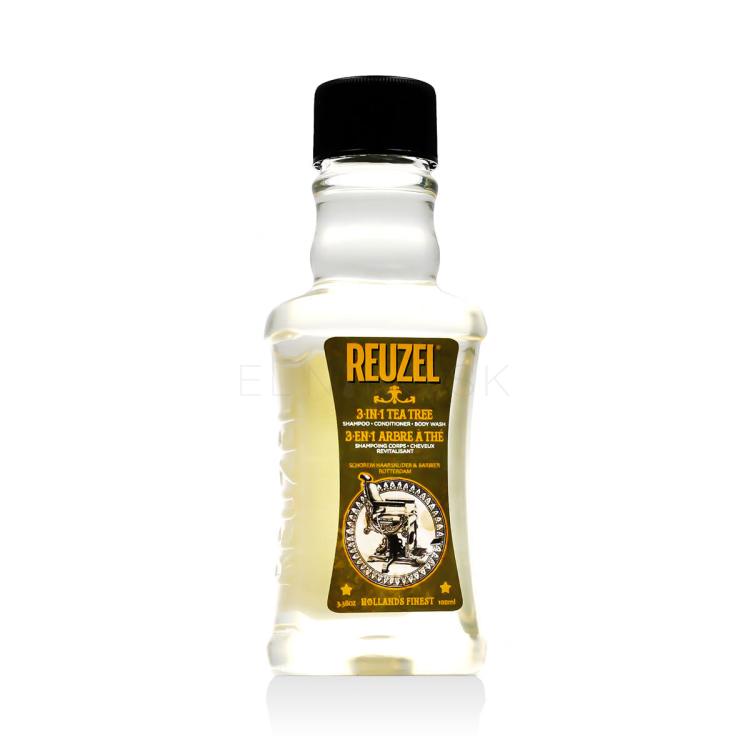 Reuzel 3 in 1 Tea Tree Šampón pre mužov 100 ml