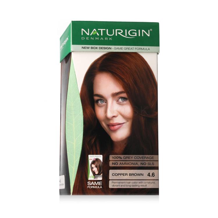 Naturigin Permanent Hair Colour Farba na vlasy 115 ml Odtieň Copper Brown 4.6