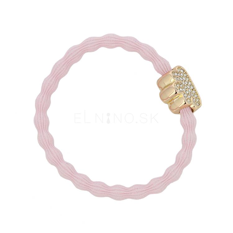 By Eloise London Bling Charms Cloud Gumička na vlasy pre ženy 1 ks Odtieň Soft Pink
