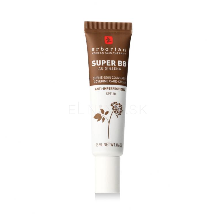 Erborian Super BB Covering Care-Cream SPF20 BB krém pre ženy 15 ml Odtieň Chocolate