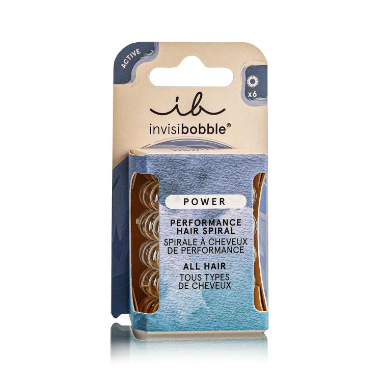 Invisibobble Power Performance Hair Spiral Gumička na vlasy pre ženy Odtieň Crystal Clear Set