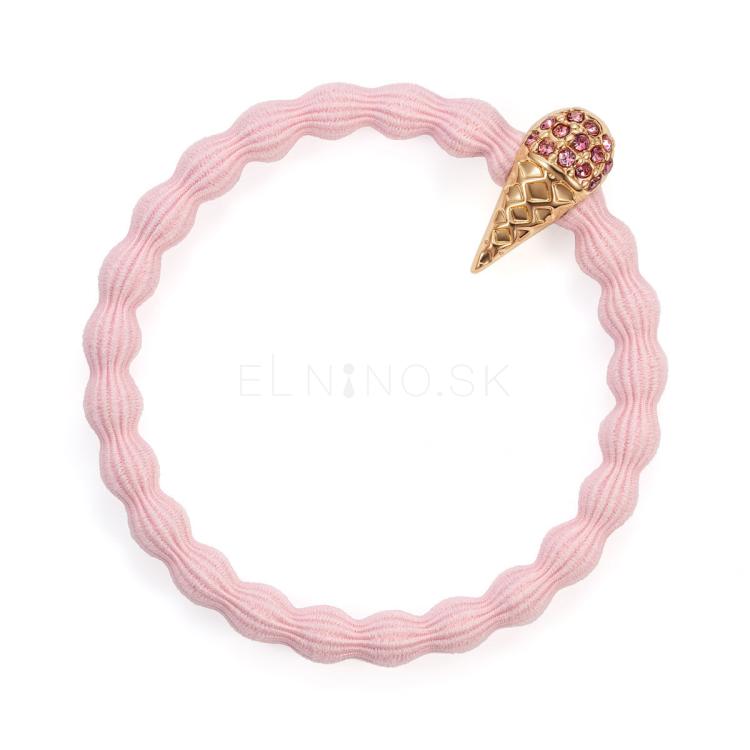 By Eloise London Bling Charms Ice Cream Gumička na vlasy pre ženy 1 ks Odtieň Strawberry