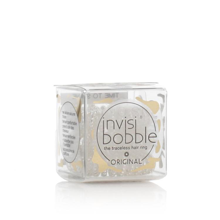 Invisibobble Original Gumička na vlasy pre ženy Odtieň Mother of Chrome - stříbrná Set