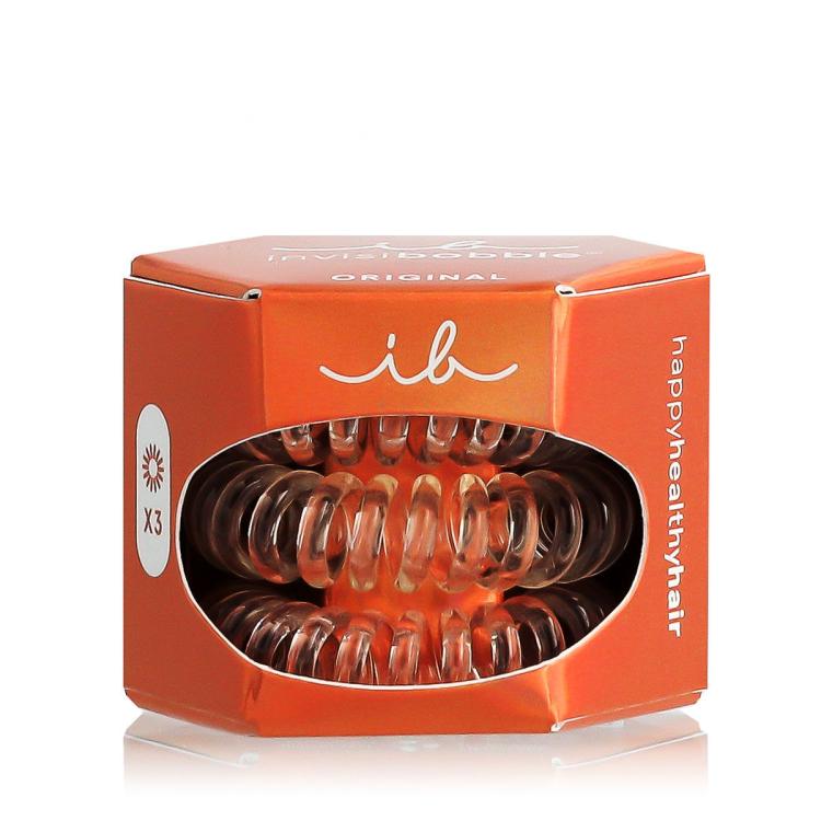 Invisibobble Premium Original Gumička na vlasy pre ženy Odtieň Crystal Clear - průhledná Set