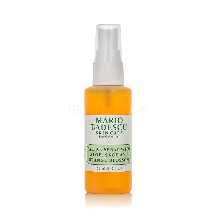 Mario Badescu Facial Spray Aloe, Sage and Orange Blossom Pleťová voda a sprej 59 ml