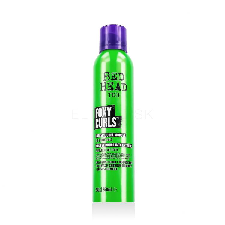 Tigi Bed Head Foxy Curls Extreme Curl Mousse Tužidlo na vlasy pre ženy 250 ml