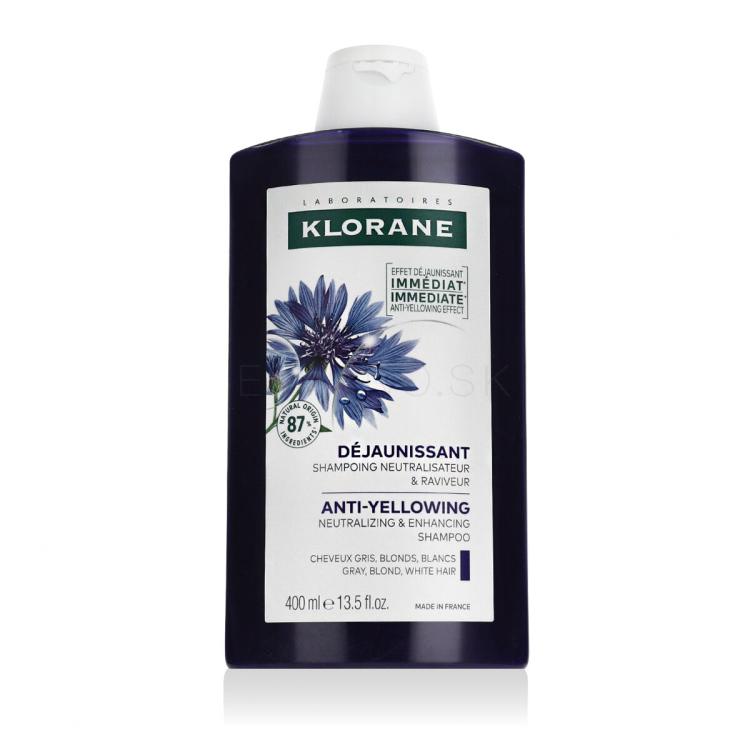 Klorane Organic Centaury Anti-Yellowing Šampón pre ženy 400 ml
