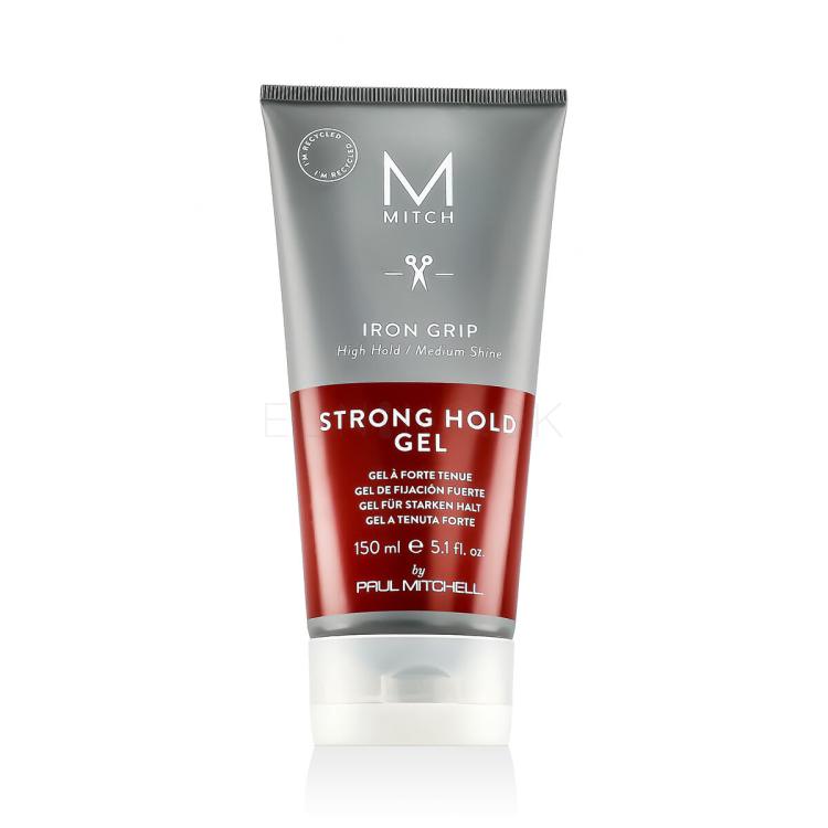 Paul Mitchell Mitch Iron Grip Strong Hold Gel Gél na vlasy pre mužov 150 ml