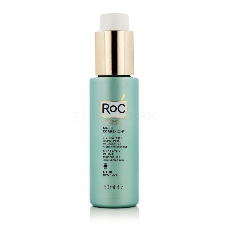 RoC Multi Correxion Hydrate + Plump Moisturiser SPF30 Denný pleťový krém pre ženy 50 ml