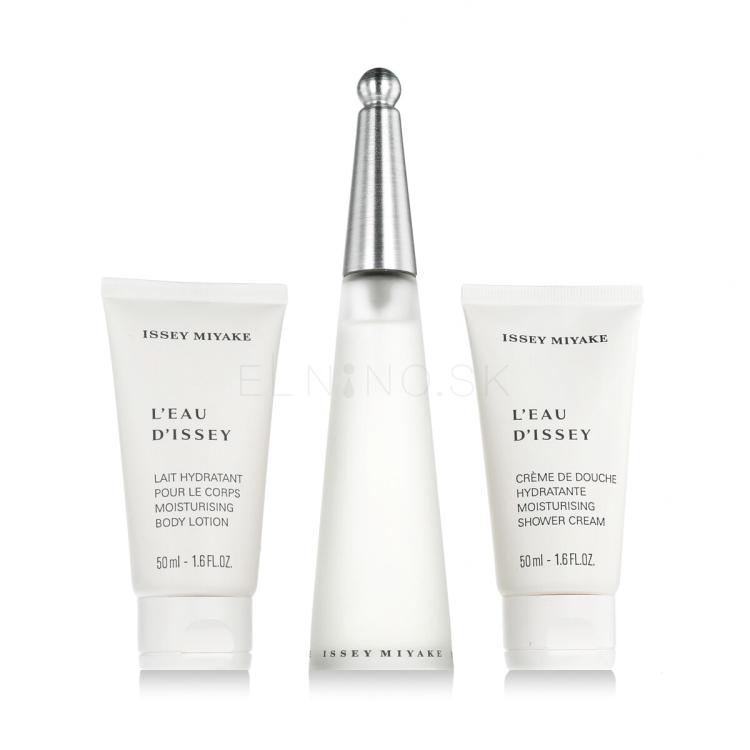 Issey Miyake L&#039;Eau D&#039;Issey Darčeková kazeta Edt 50ml + 50ml tělové mléko + 50ml sprchový gel