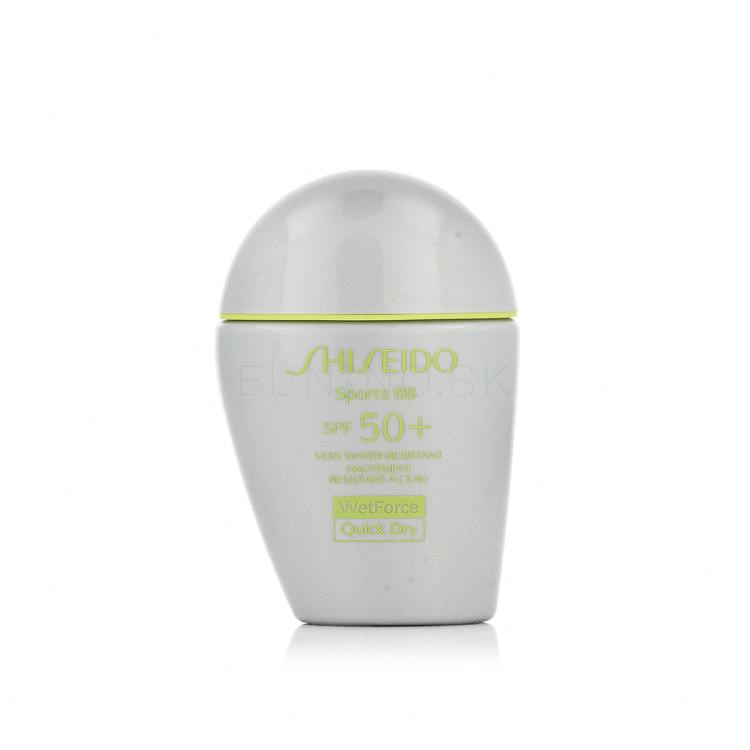 Shiseido Sports BB WetForce SPF50+ BB krém pre ženy 30 ml Odtieň Very Dark