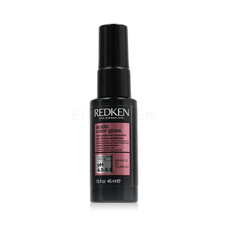 Redken Acidic Color Gloss Heat Protection Treatment Pre tepelnú úpravu vlasov pre ženy 45 ml