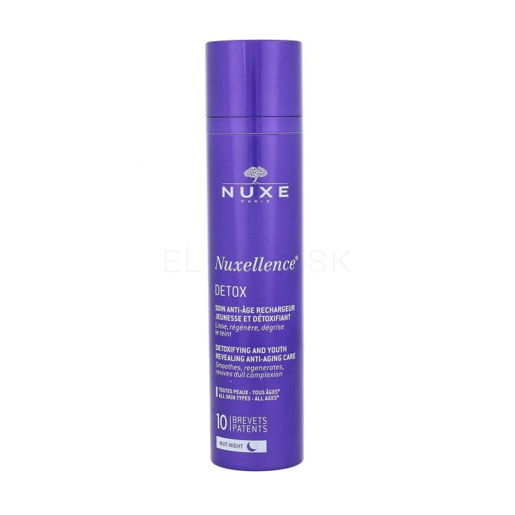 NUXE Nuxellence Detox Anti-Aging Night Care Nočný pleťový krém pre ženy 50 ml tester