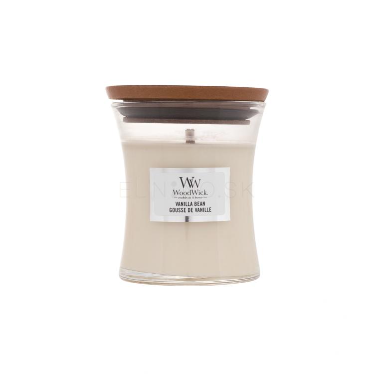 WoodWick Vanilla Bean Vonná sviečka 85 g vada sfarbenia