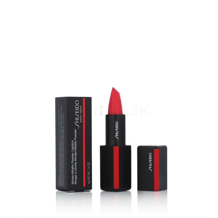 Shiseido ModernMatte Powder Lipstick Rúž pre ženy 4 g Odtieň 513 Shock Wave