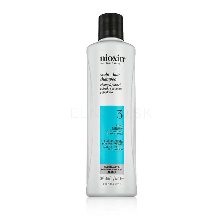 Nioxin System 3 Scalp + Hair Shampoo Šampón pre ženy 300 ml