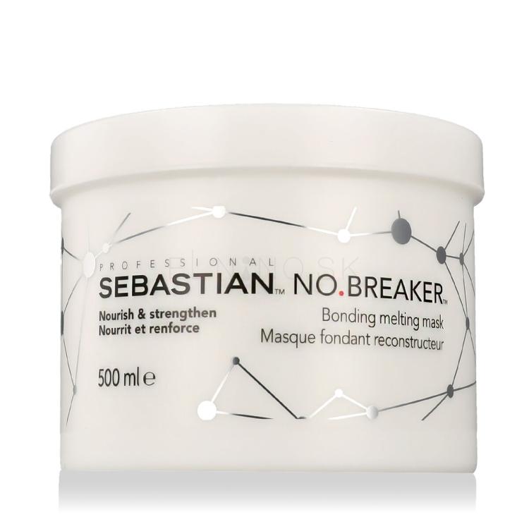Sebastian Professional No.Breaker Bonding Melting Mask Maska na vlasy pre ženy 500 ml