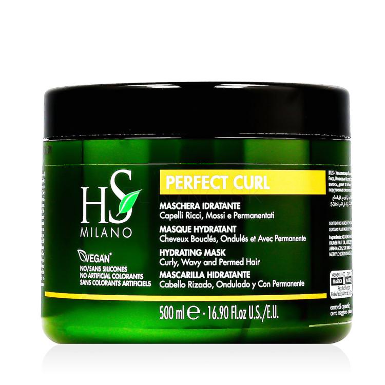 HS MILANO Perfect Curl Hydrating Mask Maska na vlasy 500 ml