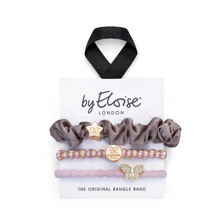 By Eloise London Set Butterfly Garden Gumička na vlasy pre ženy 1 ks
