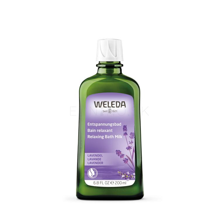 Weleda Lavender Relaxing Bath Milk Kúpeľový olej pre ženy 200 ml