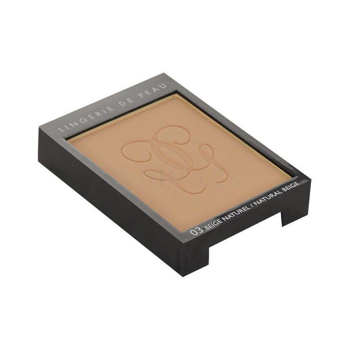 Guerlain Lingerie De Peau Nude Powder Foundation SPF20 Make-up pre ženy 10 g Odtieň 03 Natural Beige tester