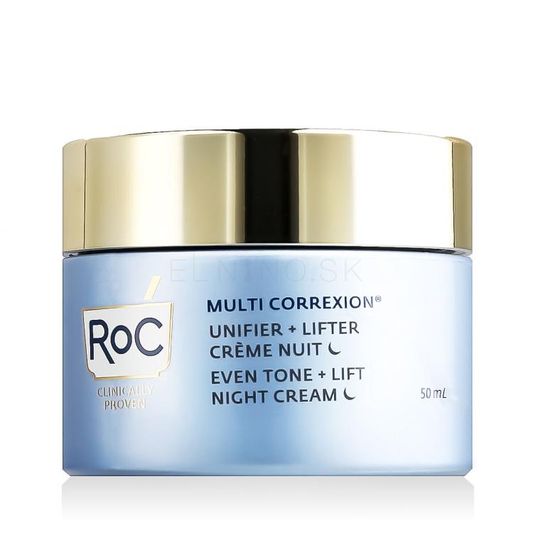 RoC Multi Correxion Even Tone + Lift Night Cream Nočný pleťový krém pre ženy 50 ml