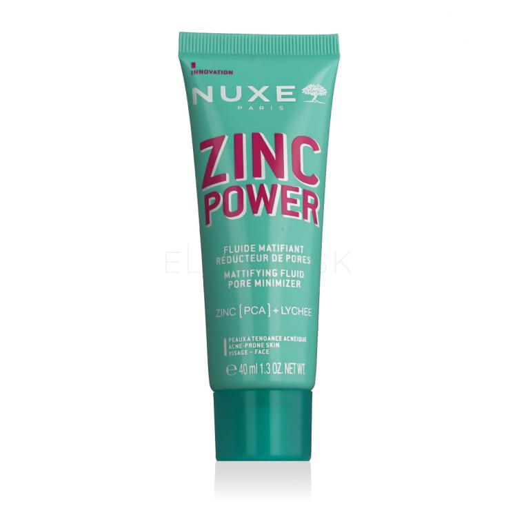 NUXE Zinc Power Mattifying Fluid Pore Minimizer Denný pleťový krém 40 ml
