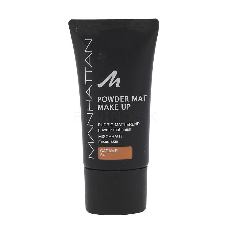 Manhattan Powder Mat Make-up pre ženy 30 ml Odtieň 84 Caramel