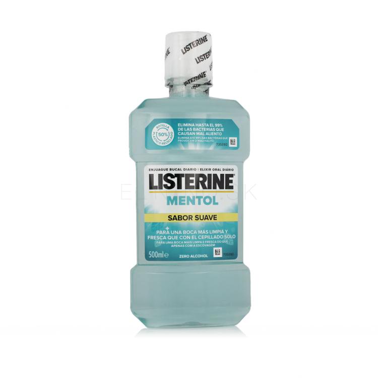 Listerine Mentol Mouthwash Ústna voda 500 ml