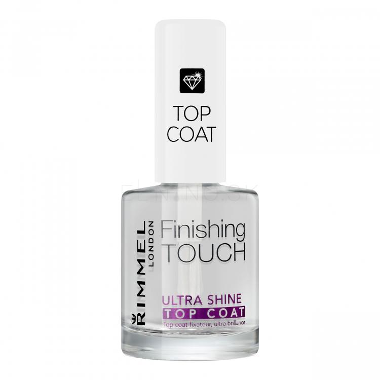 Rimmel London Finishing Touch Ultra Shine Top Coat Lak na nechty pre ženy 12 ml