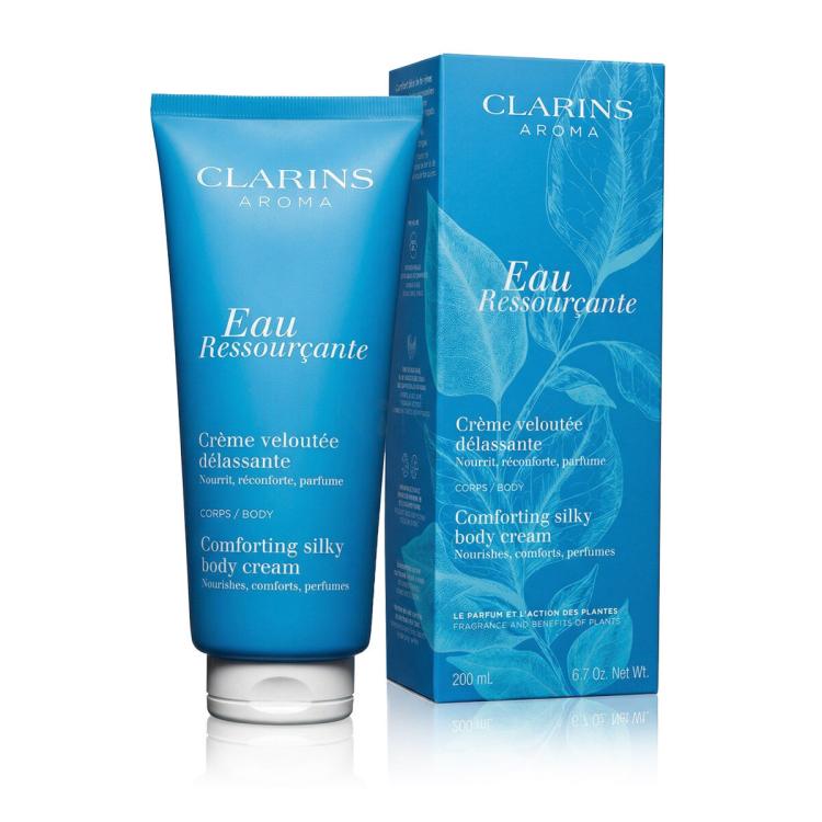 Clarins Aroma Eau Ressourçante Comforting Silky Body Cream Telový krém pre ženy 200 ml