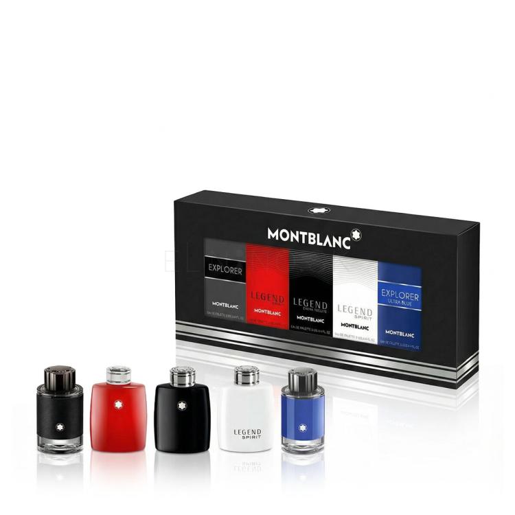 Montblanc Discovery Set Darčeková kazeta EDP Legend Red 4,5 ml + EDP Explorer 4,5 ml + EDP Explorer Platinum 4,5 ml + EDT Legend Spirit 4,5 ml + EDT Legend 4,5 ml