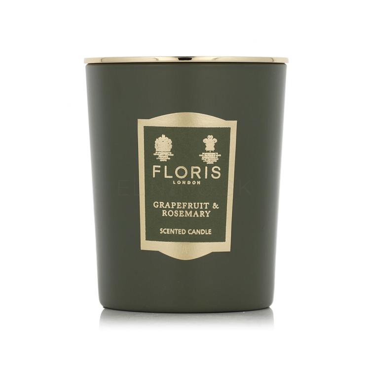Floris Grapefruit &amp; Rosemary Vonná sviečka 175 g