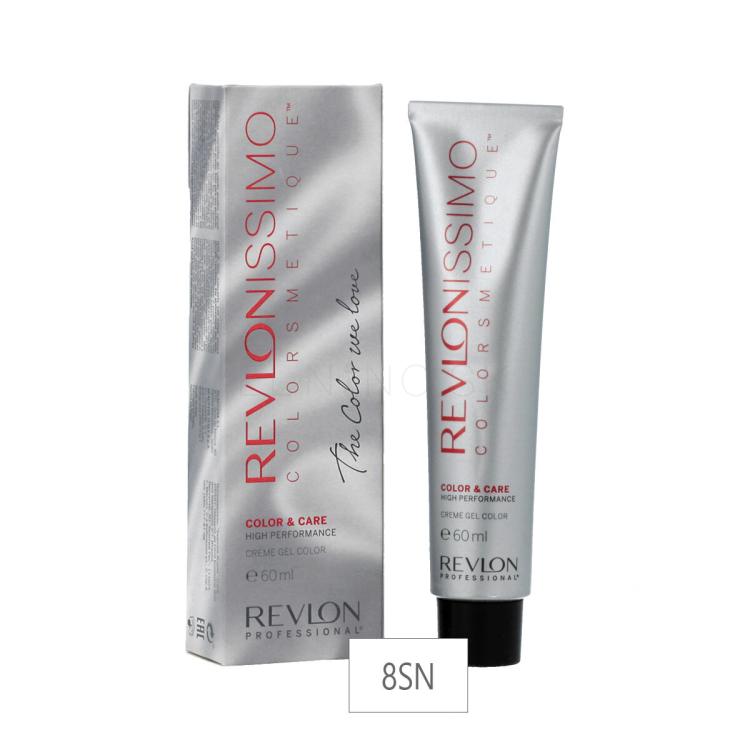 Revlon Professional Revlonissimo Colorsmetique Color &amp; Care High Performance Creme Gel Color Farba na vlasy pre ženy 60 ml Odtieň 8SN