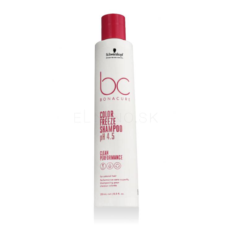 Schwarzkopf Professional BC Bonacure Color Freeze pH 4.5 Shampoo Šampón pre ženy 250 ml